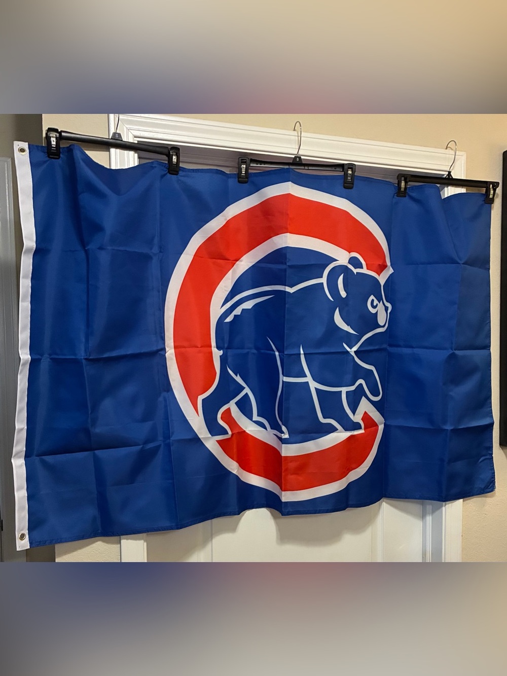 Chicago Cubs Flag 2 Sided 3x5 Walking Cub Logo Outdoor/Indoor Banner Flag
